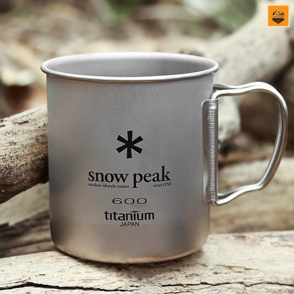 Ly Snow peak Titanium Single Cup 600, MG-044R | Chính hãng