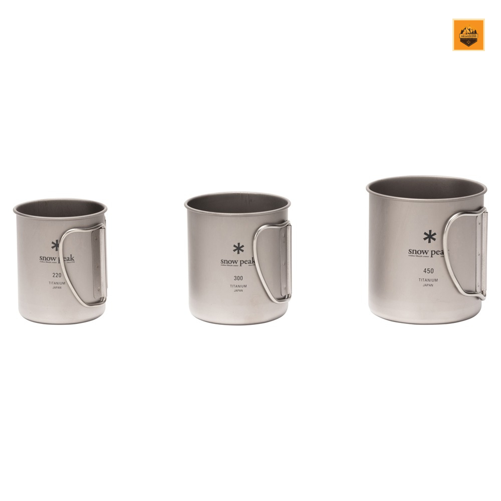 Ly Snow peak Titanium Single Wall Cup 300ml, MG-142 | Chính hãng