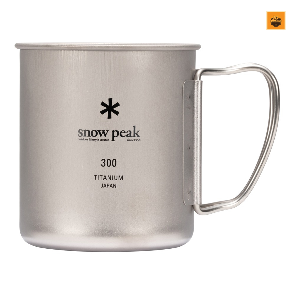 Ly Snow peak Titanium Single Wall Cup 300ml, MG-142 | Chính hãng