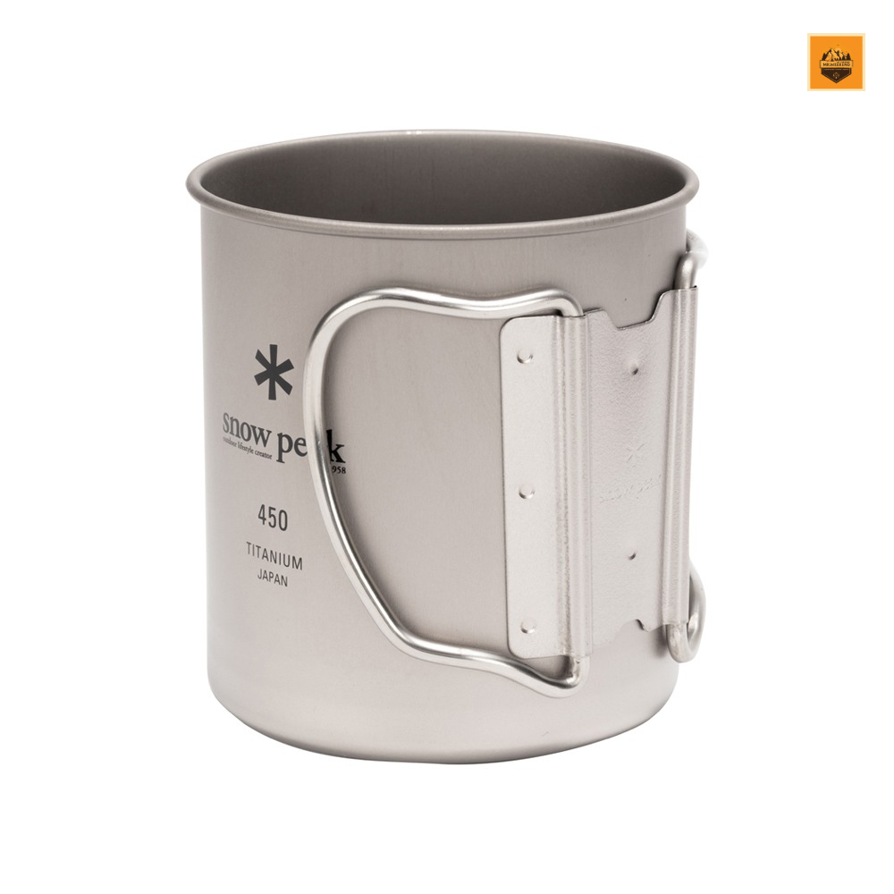 Ly Snow peak Titanium Single Wall Cup 450ml, MG-143 | Chính hãng