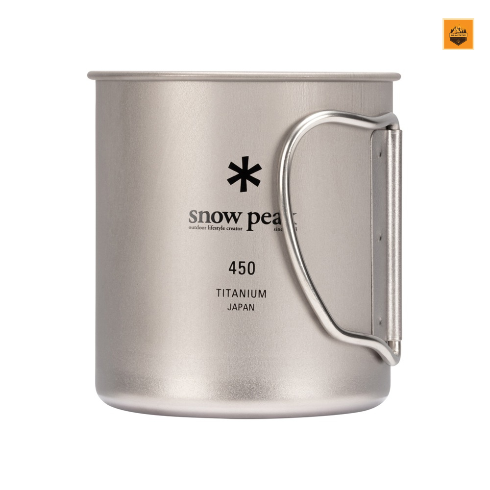 Ly Snow peak Titanium Single Wall Cup 450ml, MG-143 | Chính hãng