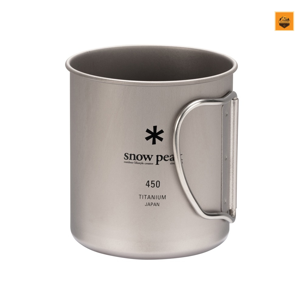 Ly Snow peak Titanium Single Wall Cup 450ml, MG-143 | Chính hãng