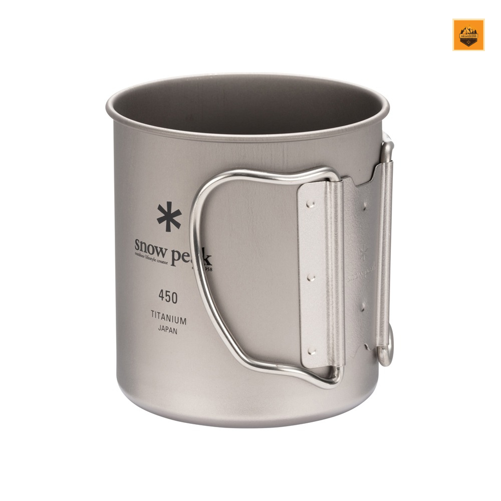 Ly Snow peak Titanium Single Wall Cup 450ml, MG-143 | Chính hãng