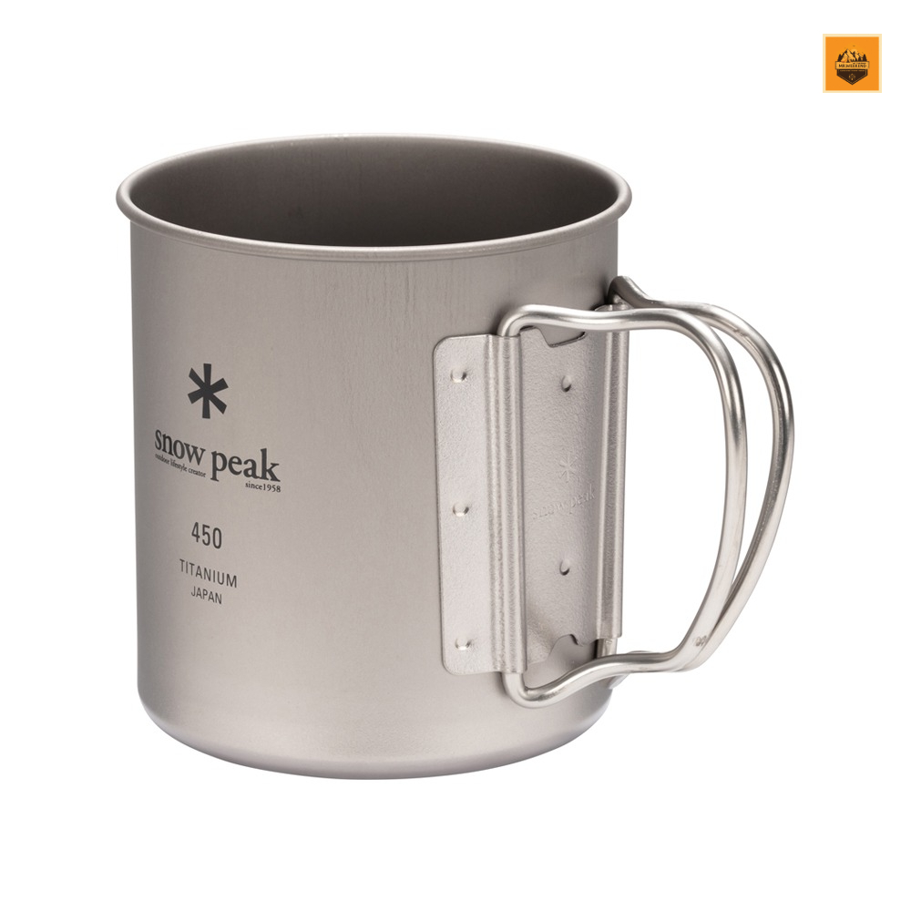 Ly Snow peak Titanium Single Wall Cup 450ml, MG-143 | Chính hãng