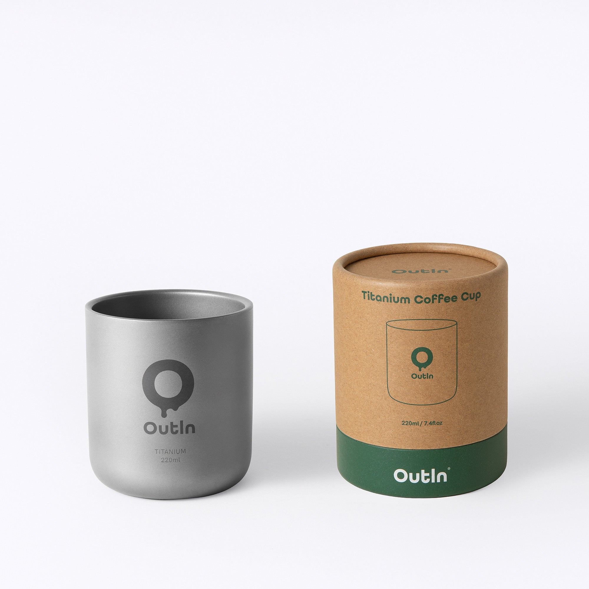 Ly giữ nhiệt Outin Titanium Coffee Cup, 220ml