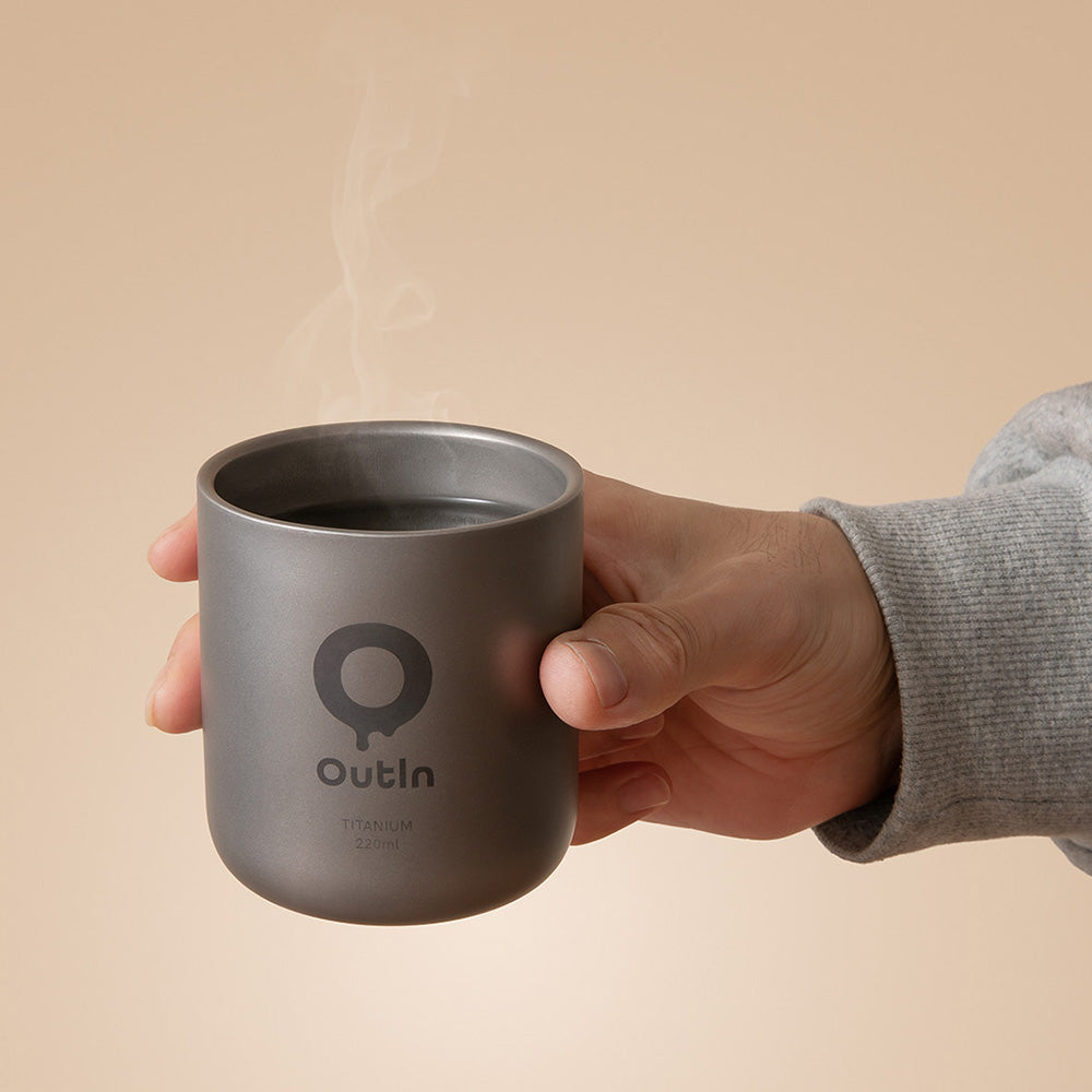 Ly giữ nhiệt Outin Titanium Coffee Cup, 220ml