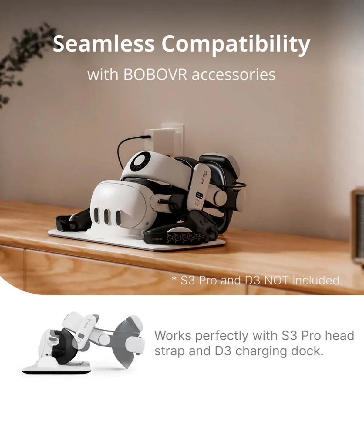 Mặt nạ thay thế BOBOVR F3 dành cho Meta Quest 3 | Chính hãng