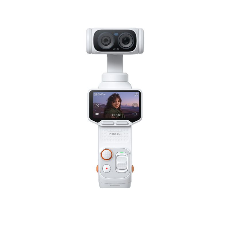 Insta360 Luna Ultra Stellar White - góc nhìn thực tế