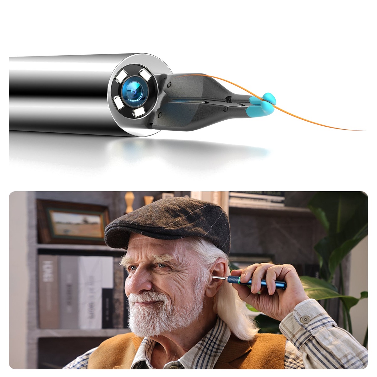Máy Lấy Ráy Tai Camera Nội Soi 10MP Tích Hợp Nhíp Gắp Cơ Học Bebird EarSight Note 5 | Hàng sắp về - Nhận đặt trước