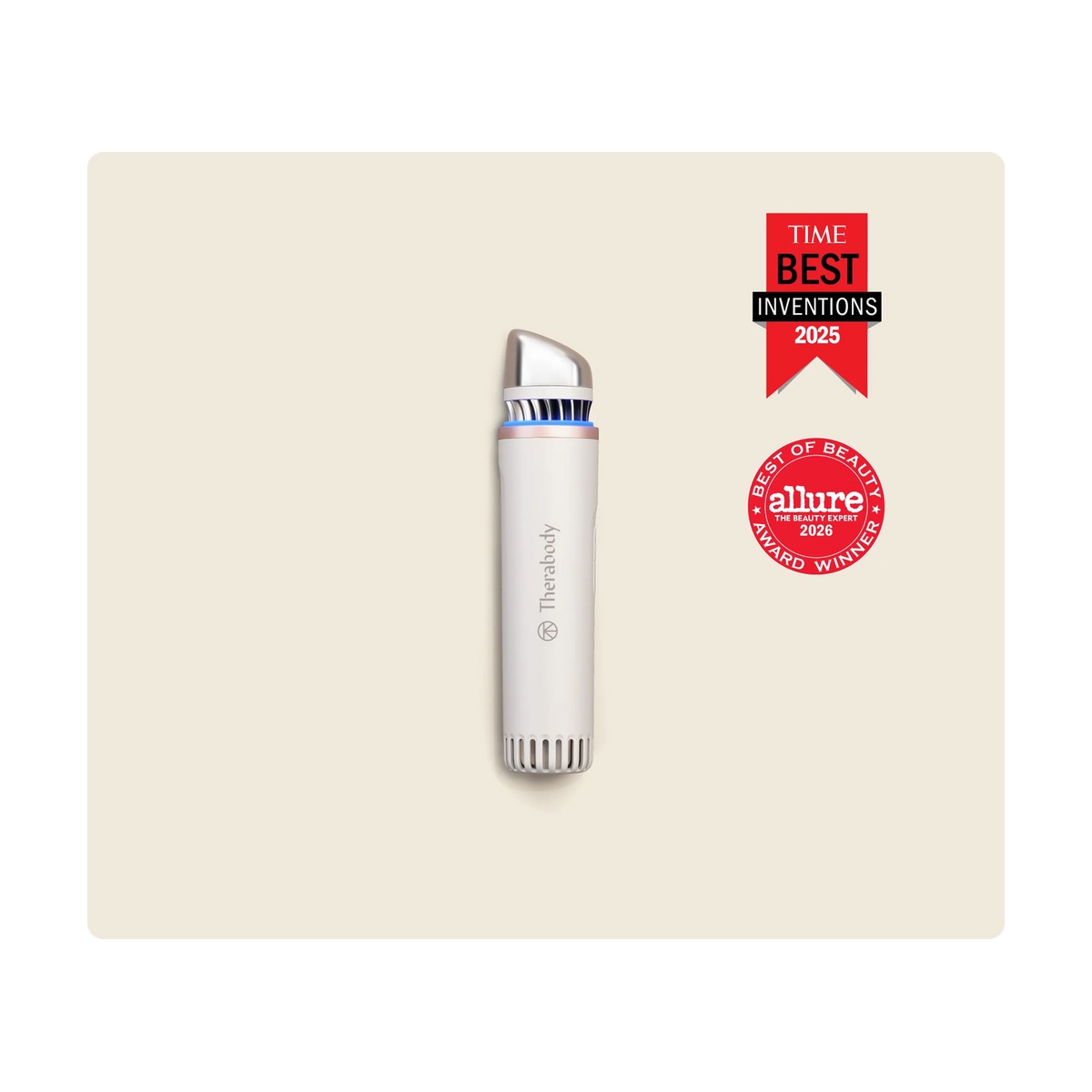 Máy Massage Đẩy Tinh Chất TheraFace Depuffing Wand - White | Chính hãng
