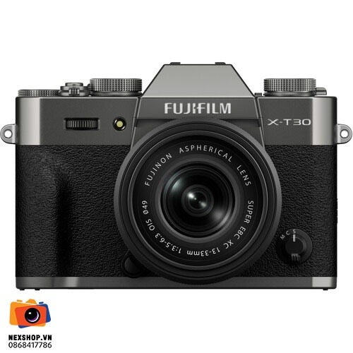 Máy ảnh Fujifilm X-T30 III 13-33mm f/3.5-6.3 Kit | Màu Than Bạc | Hàng chính hãng