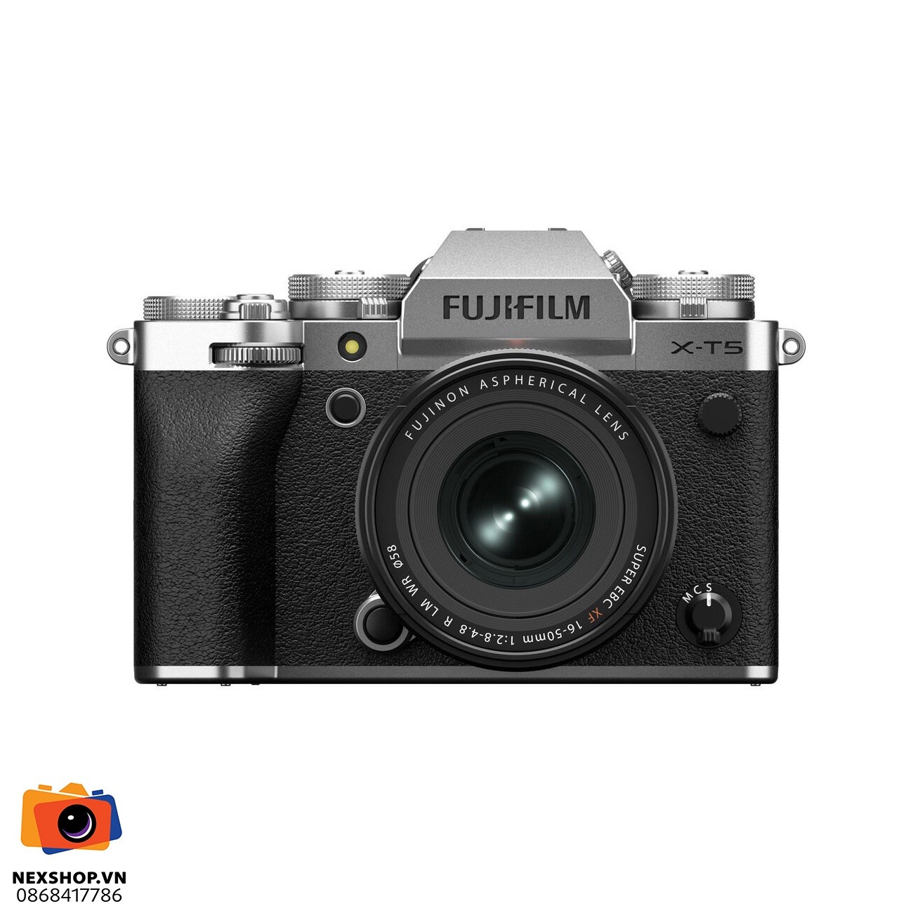 Máy ảnh Fujifilm X-T5 16-50mm Kit | Màu Bạc | Hàng chính hãng