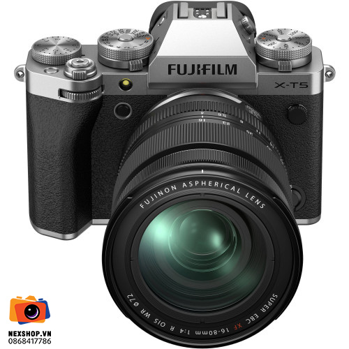 Máy ảnh Fujifilm X-T5 16-80mm Kit | Màu Bạc | Hàng chính hãng