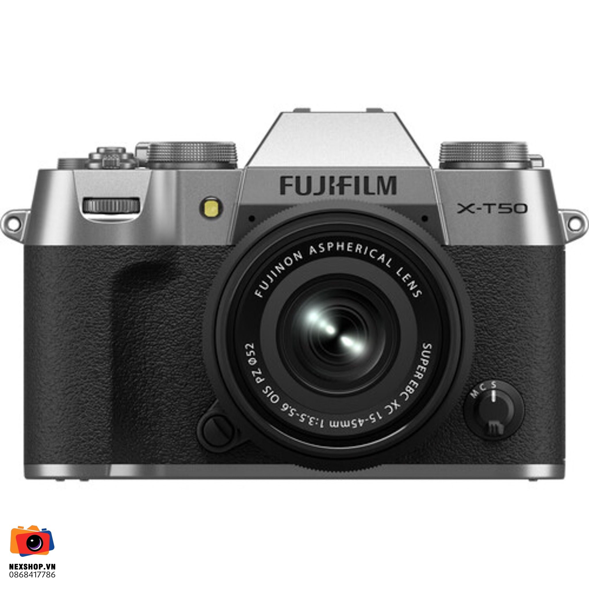 Máy ảnh Fujifilm X-T50 15-45mm Kit | Màu Bạc | Hàng chính hãng