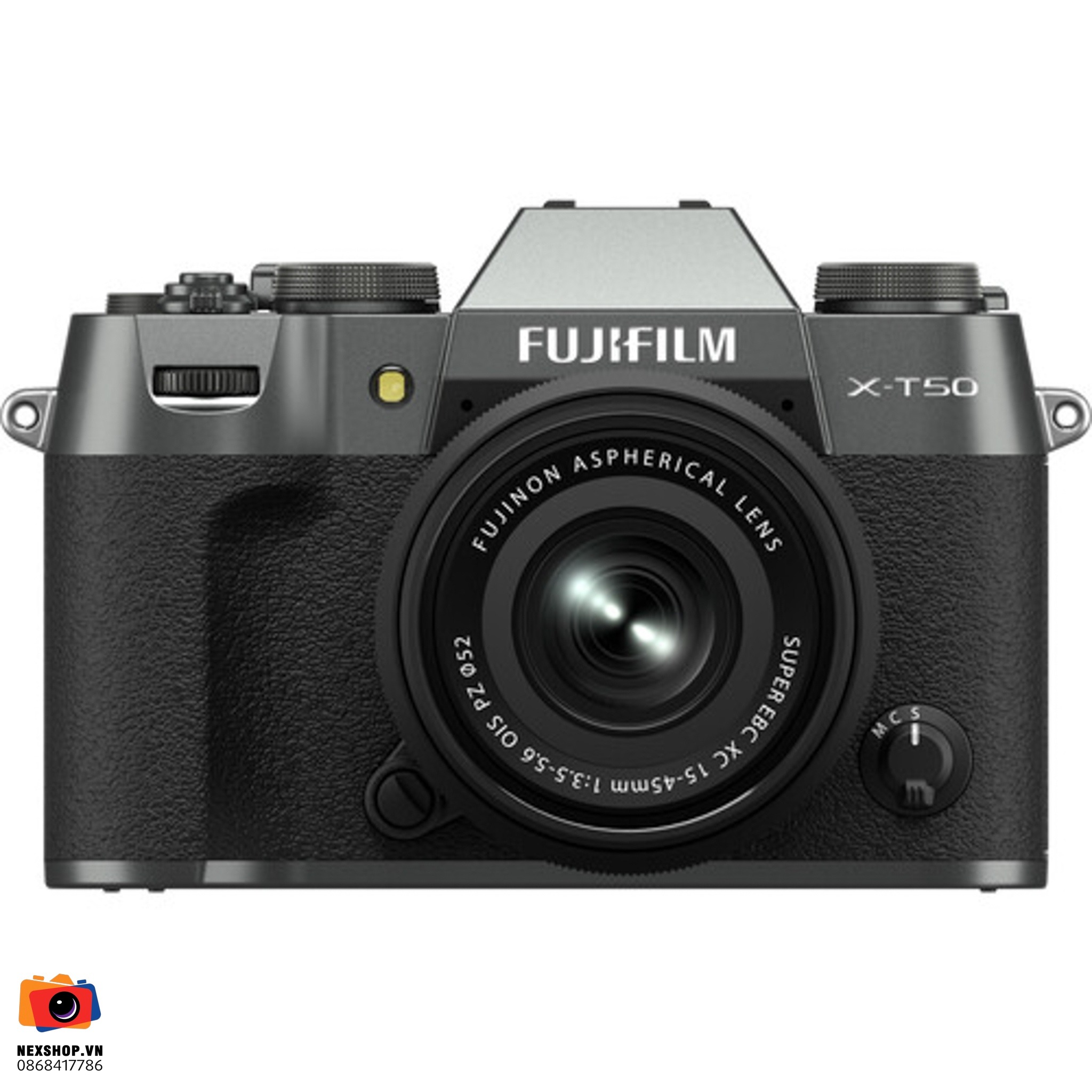 Máy ảnh Fujifilm X-T50 15-45mm Kit | Màu Than Bạc | Hàng chính hãng