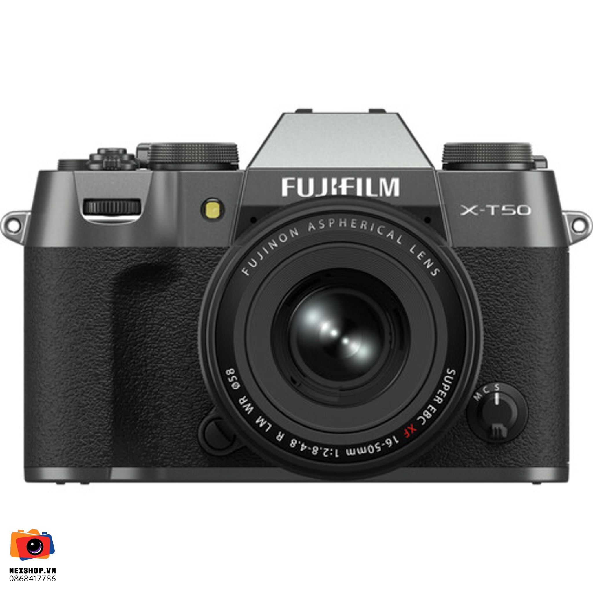 Máy ảnh Fujifilm X-T50 16-50mm Kit | Màu Than Bạc | Hàng chính hãng