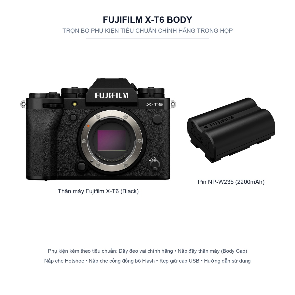 Máy ảnh Fujifilm X-T6 Body | Hàng sắp về - Nhận đặt trước