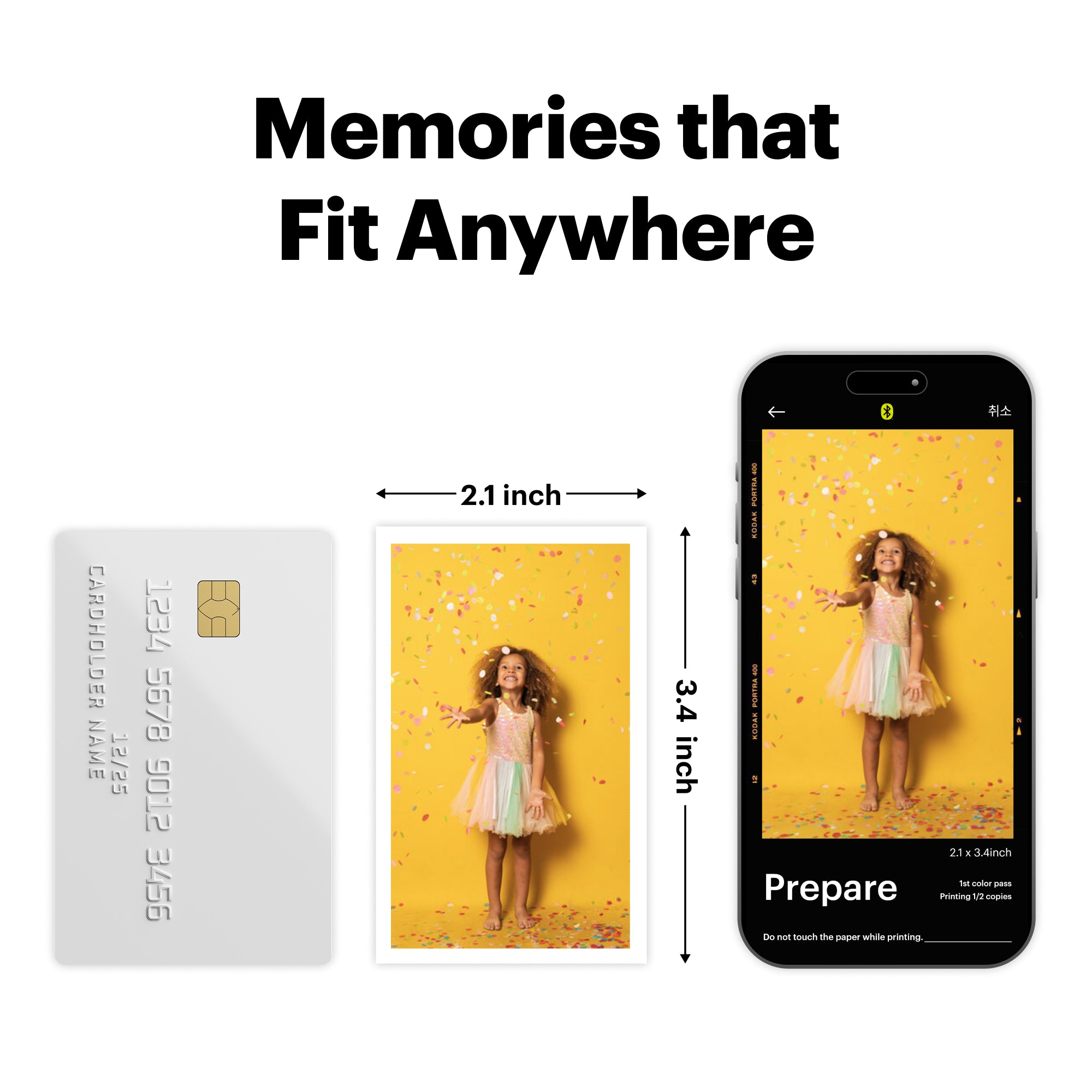 Máy ảnh Kodak Instant Cam Mini 2 ERA MS200 | Đen | Chính hãng