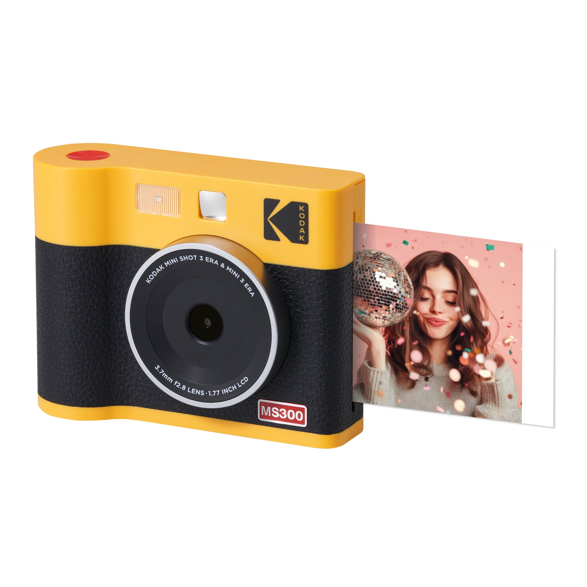 Máy ảnh Kodak Instant Cam Mini 3 ERA MS300 | Vàng Đen | Chính hãng