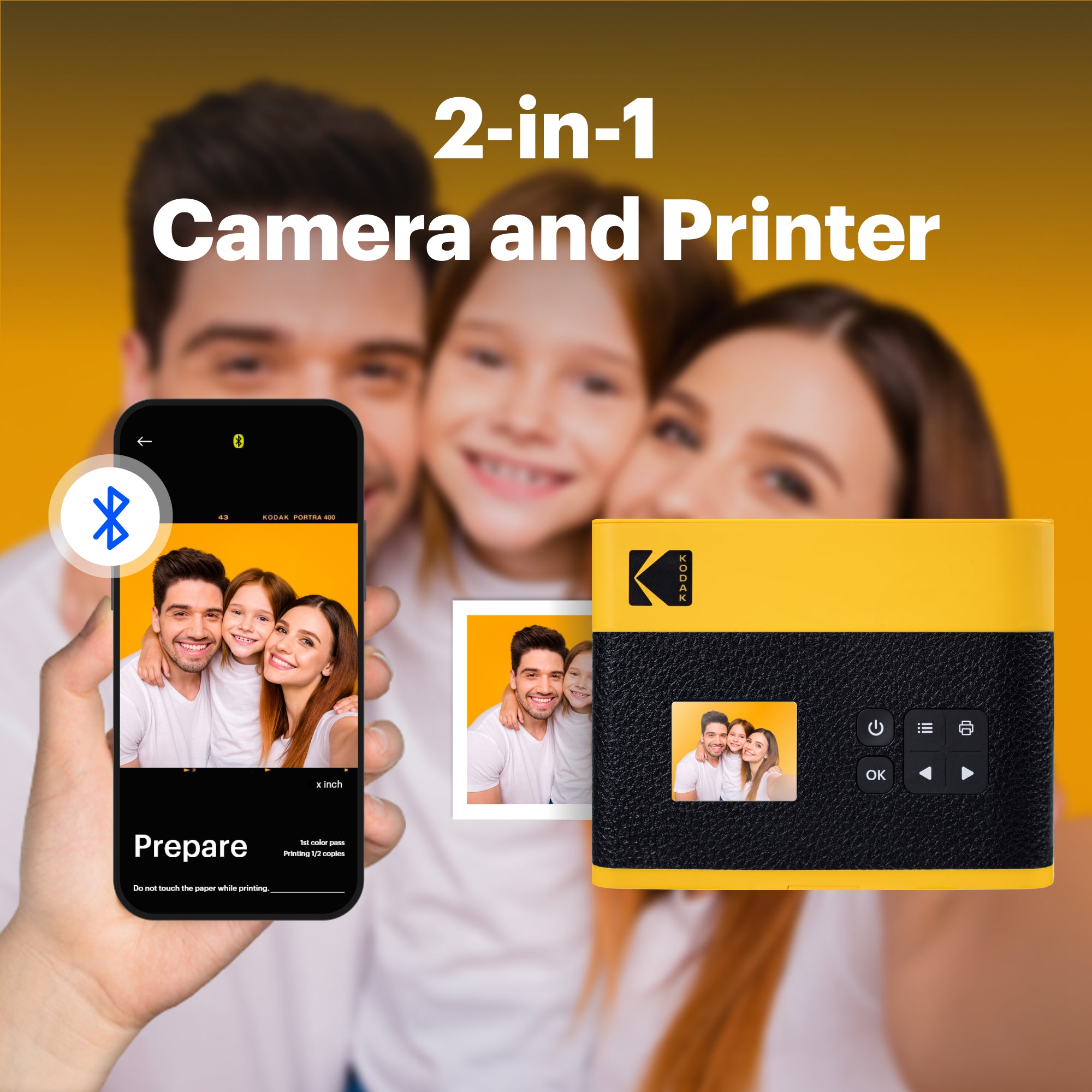Máy ảnh Kodak Instant Cam Mini 3 ERA MS300 | Đen | Chính hãng