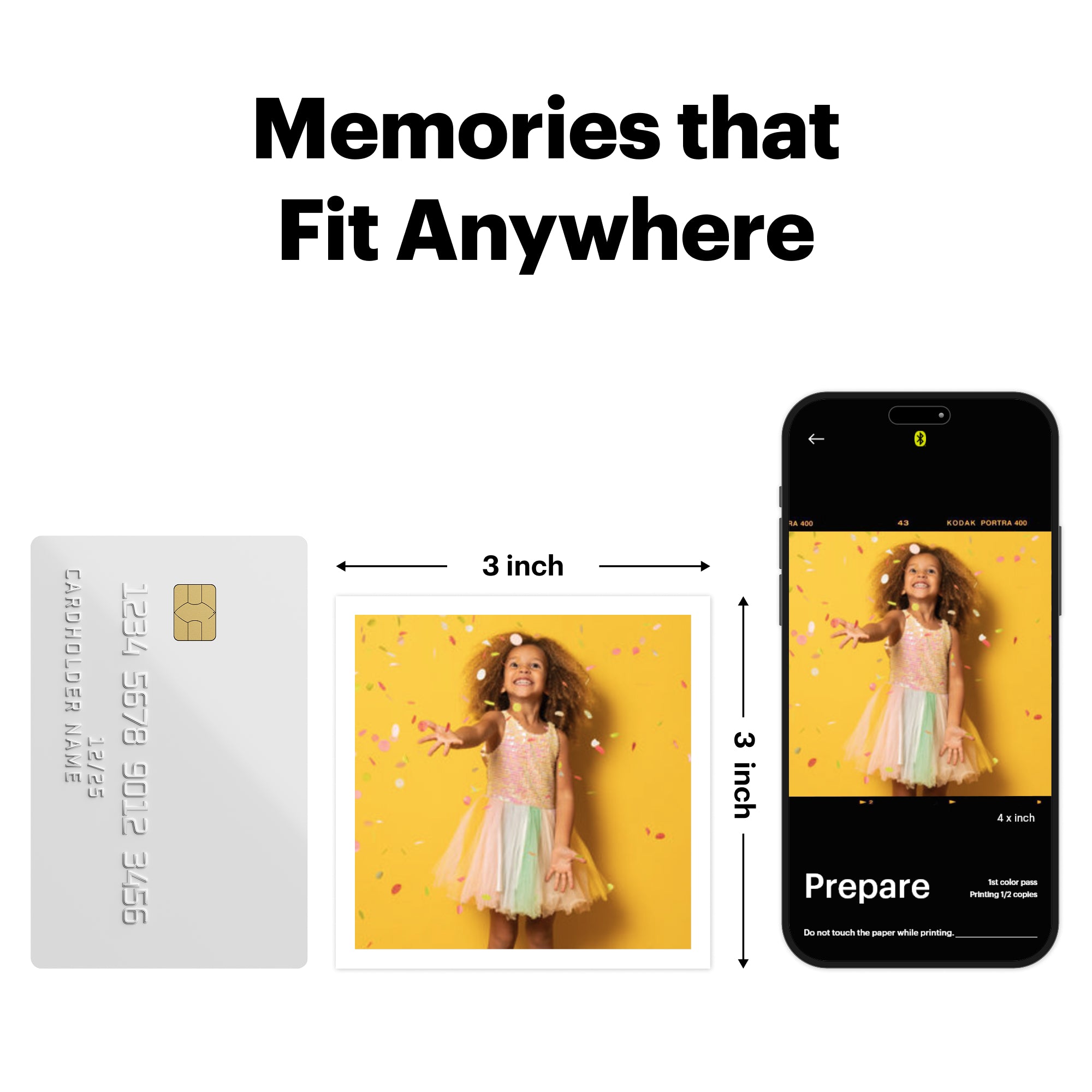 Máy ảnh Kodak Instant Cam Mini 3 ERA MS300 | Đen | Chính hãng