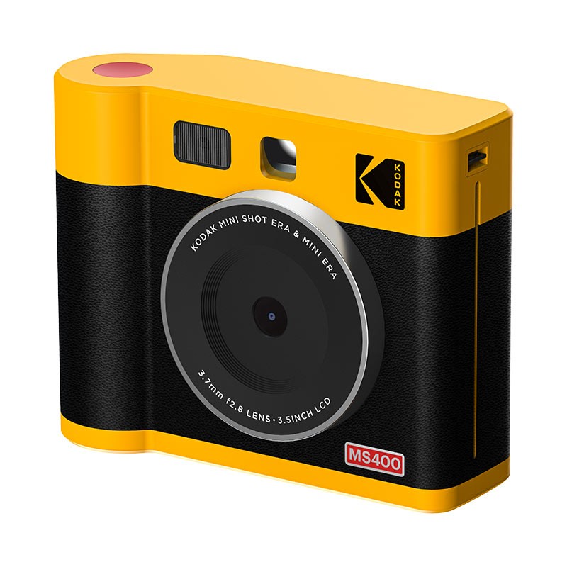 Máy ảnh Kodak Instant Cam Mini 4 ERA MS400 | Vàng Đen | Chính hãng - thiet ke va phu kien