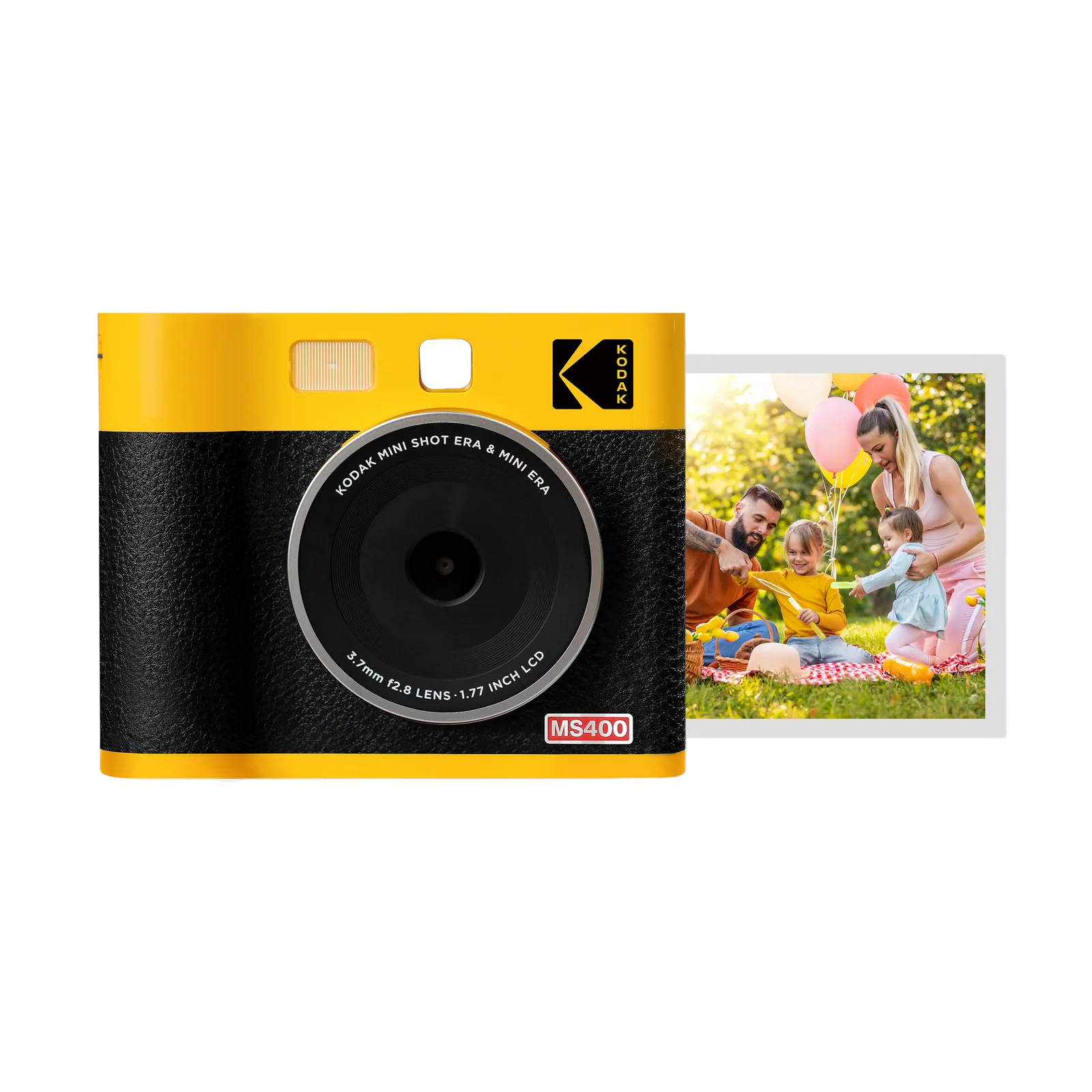 Máy ảnh Kodak Instant Cam Mini 4 ERA MS400 | Vàng Đen | Chính hãng