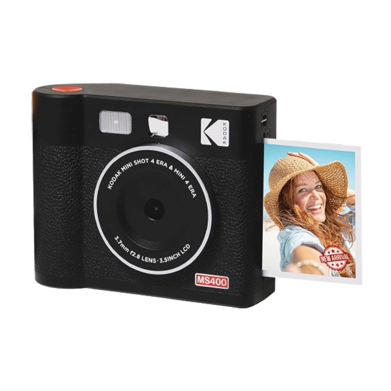 Máy ảnh Kodak Instant Cam Mini 4 ERA MS400 | Đen | Chính hãng