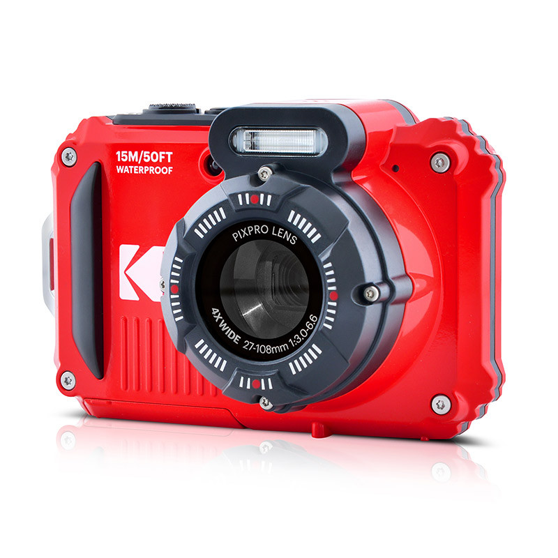 Máy ảnh Kodak Pixpro WPZ2 chống nước | Màu Đỏ | Chính hãng
