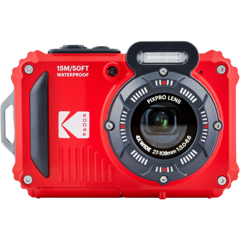 Máy ảnh Kodak Pixpro WPZ2 chống nước | Màu Đỏ | Chính hãng - thiet ke va phu kien