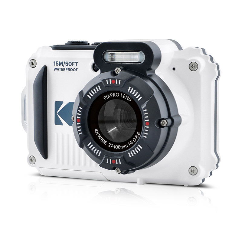 Máy ảnh Kodak Pixpro WPZ2 chống nước | Màu Trắng | Chính hãng - thiet ke va phu kien