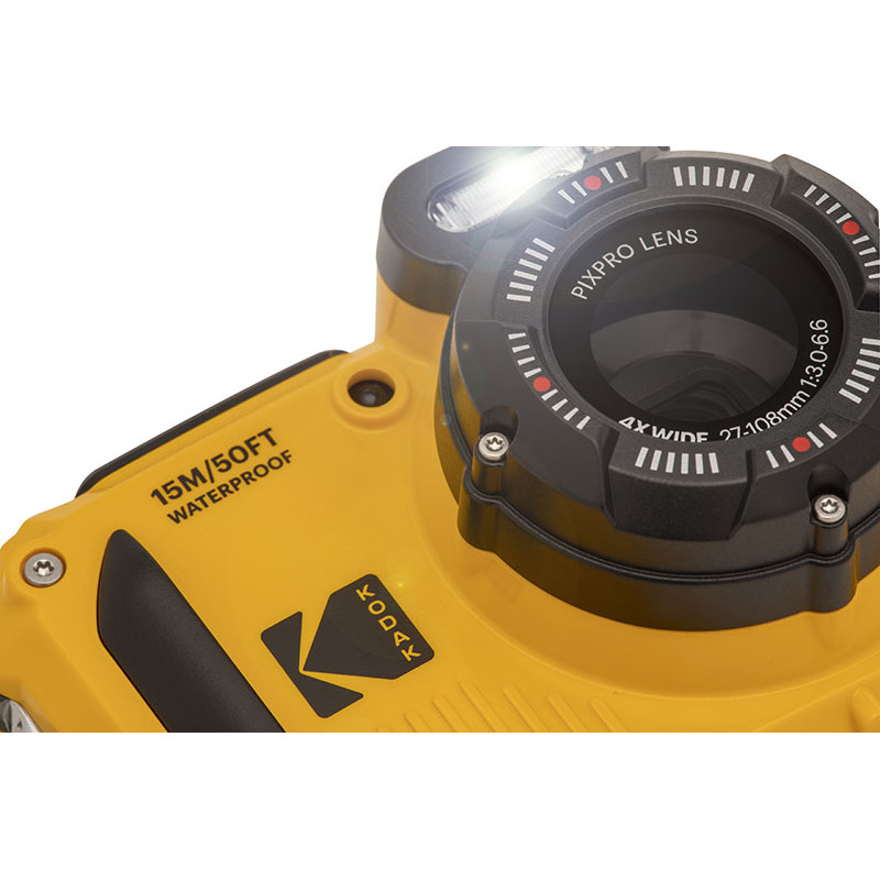 Máy ảnh Kodak Pixpro WPZ2 chống nước | Màu Vàng | Chính hãng