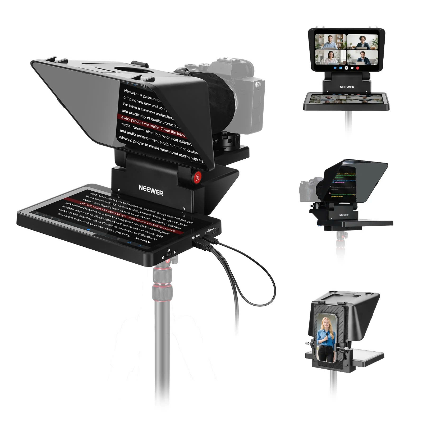 Máy nhắc chữ điều khiển từ xa NEEWER X11 2-In-1 kèm màn hình | Chính hãng