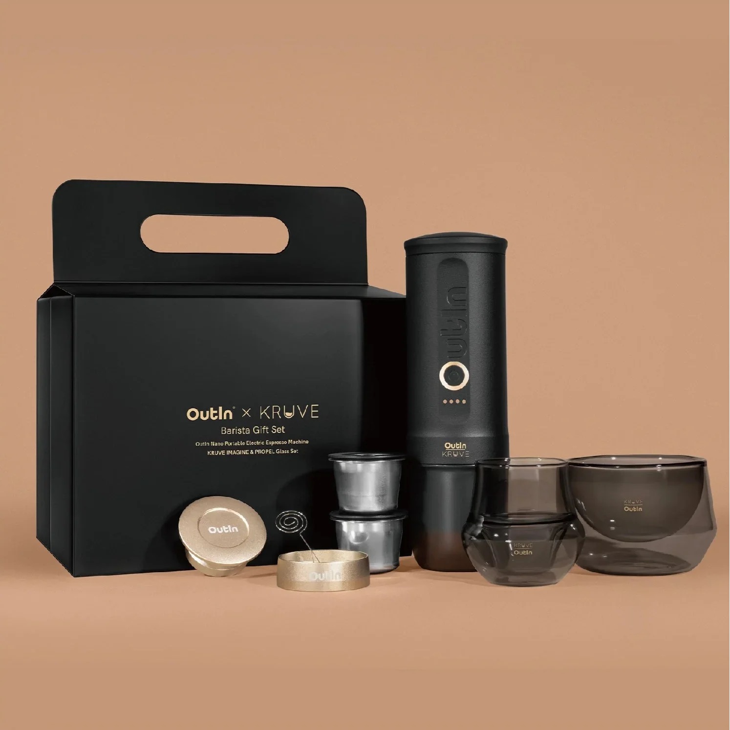 Máy pha cà phê Outin x Kruve Barista Gift Set