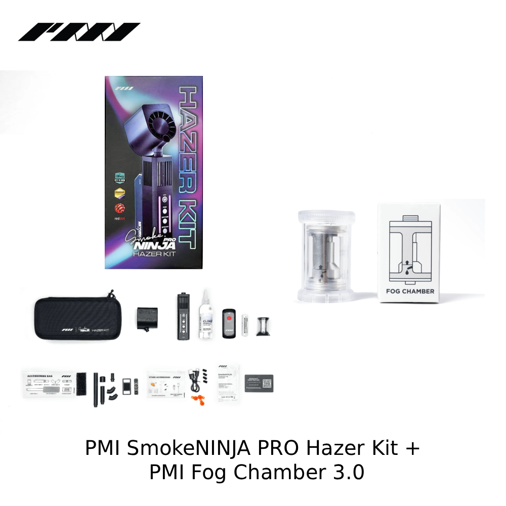 Máy tạo khói PMI SmokeNINJA Pro Hazer Kit + PMI Fog Chamber 3.0 | Chính Hãng