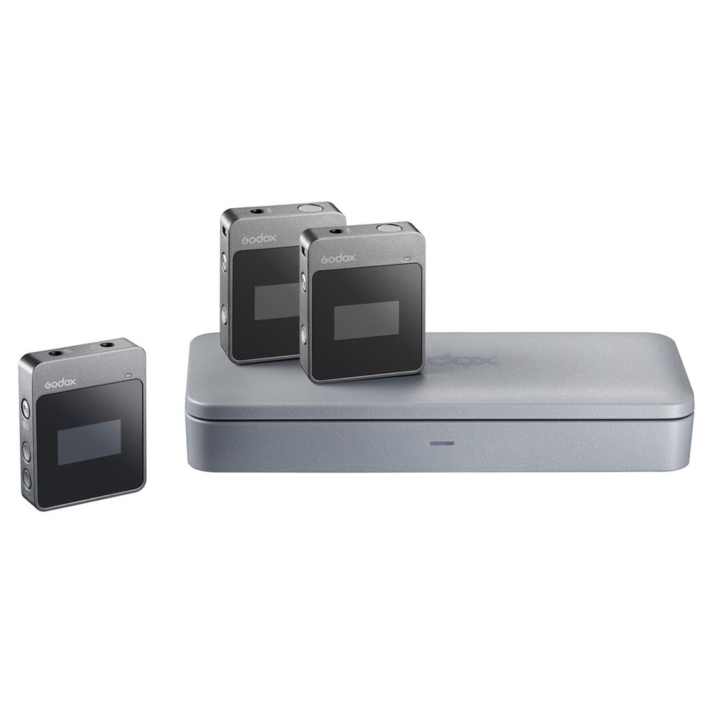 Chi tiết các cổng kết nối và màn hình TFT trên Godox MoveLink M2