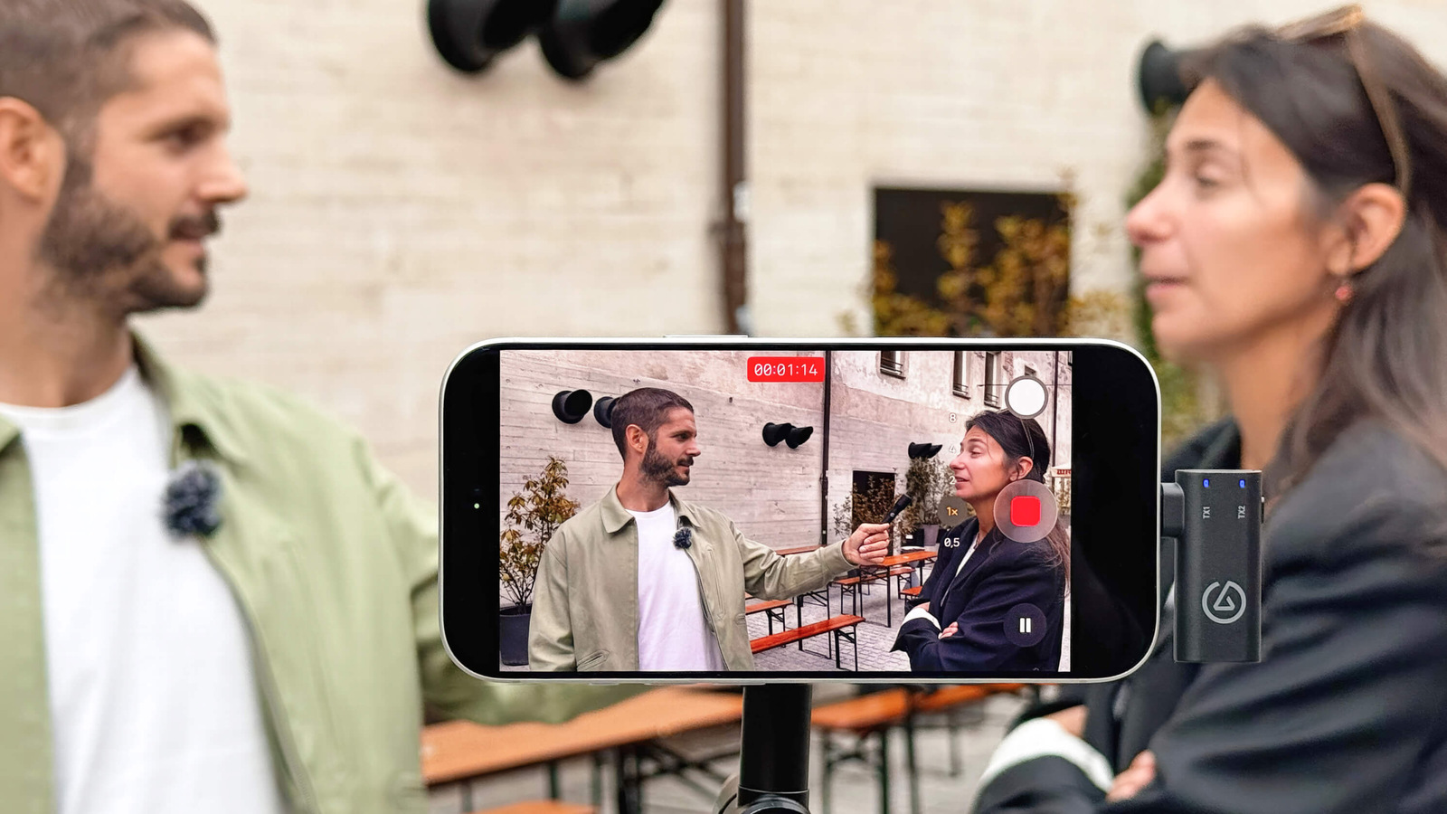 Microphone phỏng vấn Elgato Wave Go - TX | Hàng chính hãng