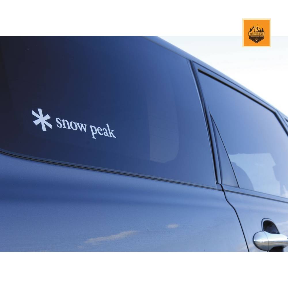 Miếng dán Snow Peak Logo Sticker Asterisk S | Chính hãng