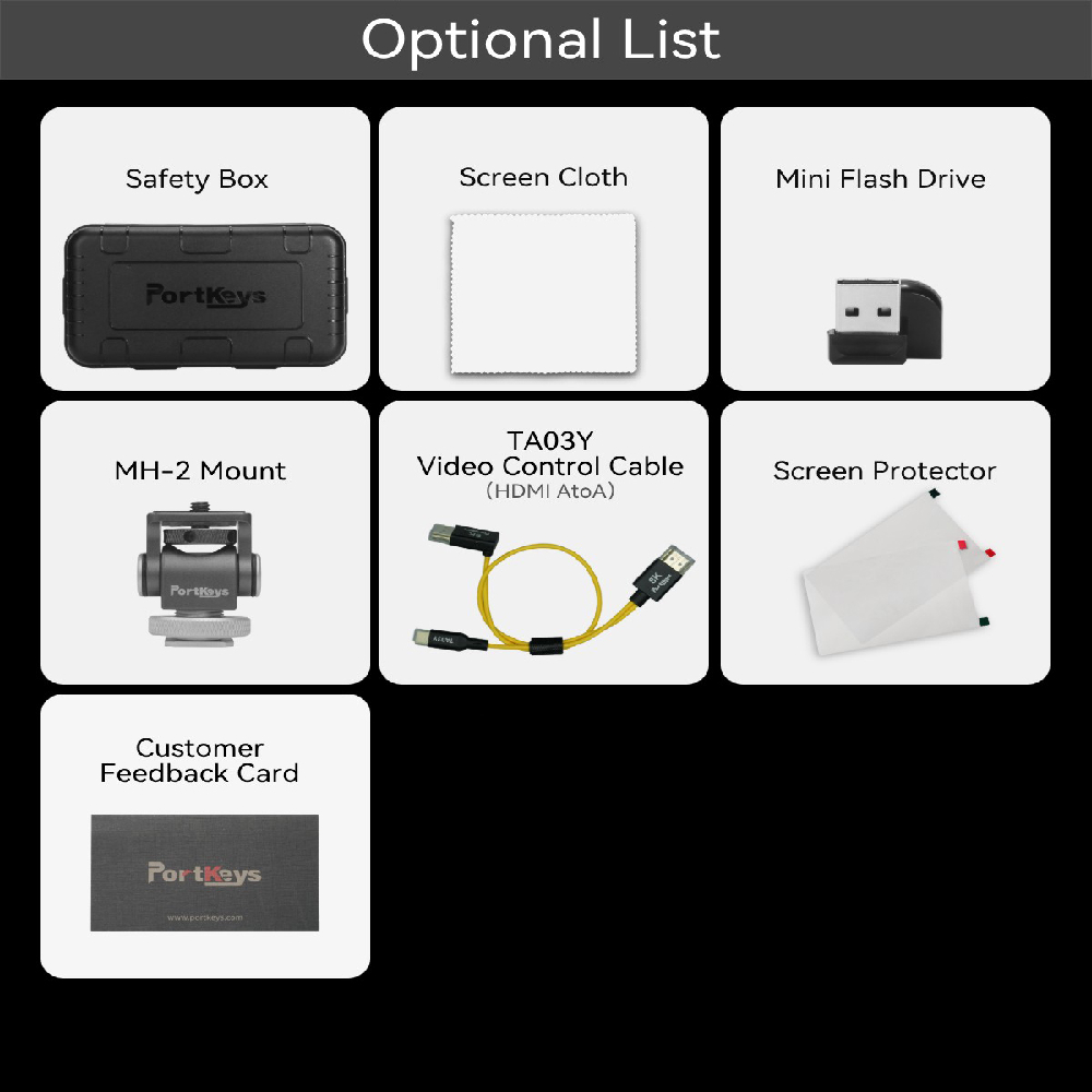 Monitor Portkeys LH7C 7″ Camera Control | Chính Hãng | Fullvat