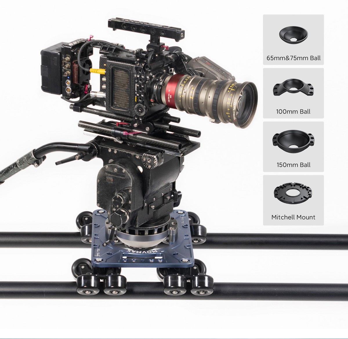 Movmax Grip Dolly Pro Kit + Grip Dolly 48 round tube (150cm) | Chính hãng