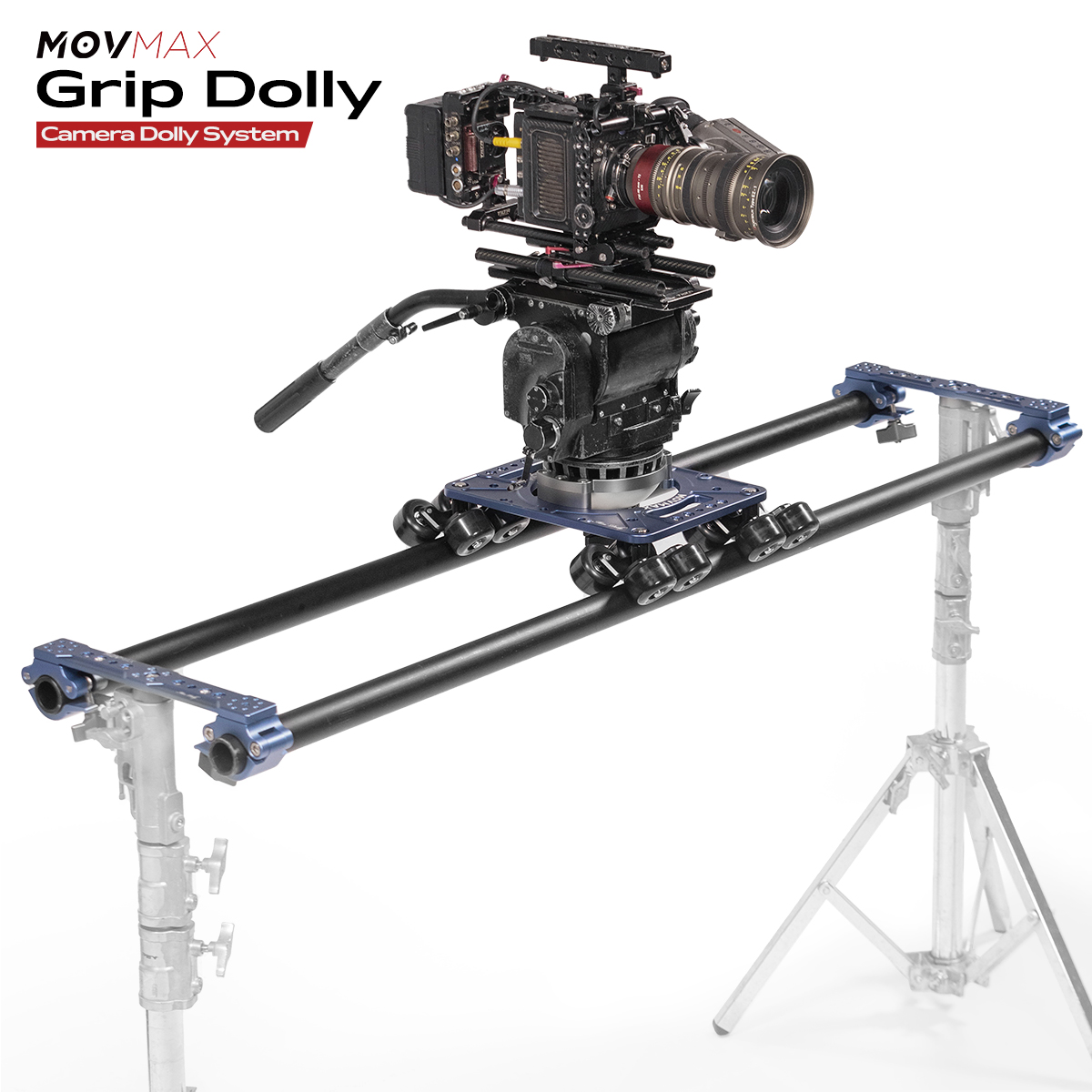 Movmax Grip Dolly Pro Kit + Grip Dolly 48 round tube (150cm) | Chính hãng
