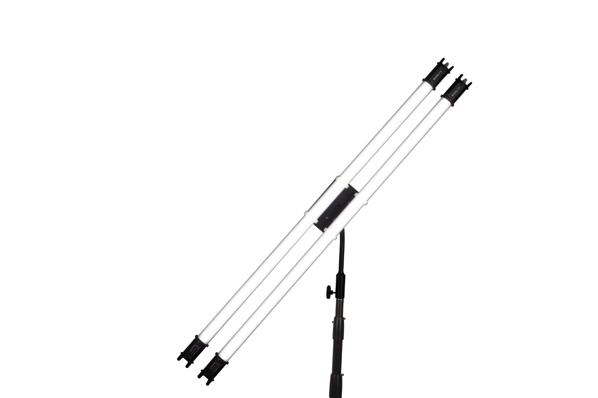 NANLite Accessories – T12 holder for 2 tubes Ball Head Yoke with Gooseneck (FNC32)