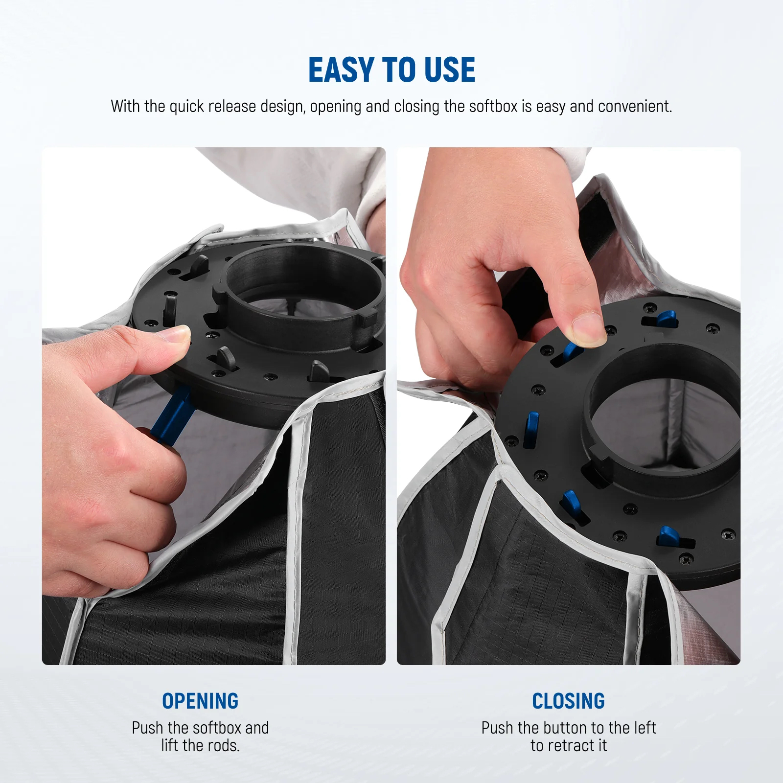 NEEWER NS4P – 50CM Octagonal Softbox ( Neewer Mount ) | Chính hãng