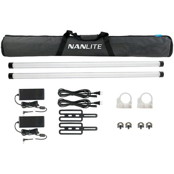 Nanlite Pavotube II 30X 2 Kit - RGBW LED Tube with Battery & App Control