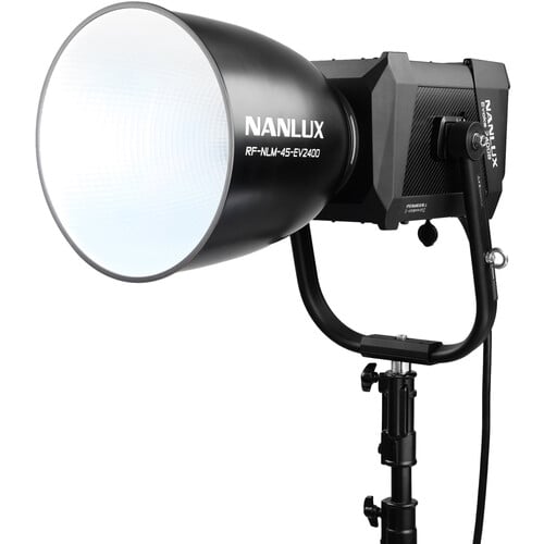 Nanlux Evoke 2400B Kit - FO + RF-NL-45-EV2400 LED Bi-Color Spot Light With Reflector and Light-Only Flight Case