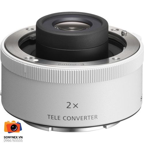 Ngàm Chuyển Đổi Tiêu Cự X2.0 Tele Converter FullFrame | Chính Hãn - mặt sau và phụ kiện đi kèm