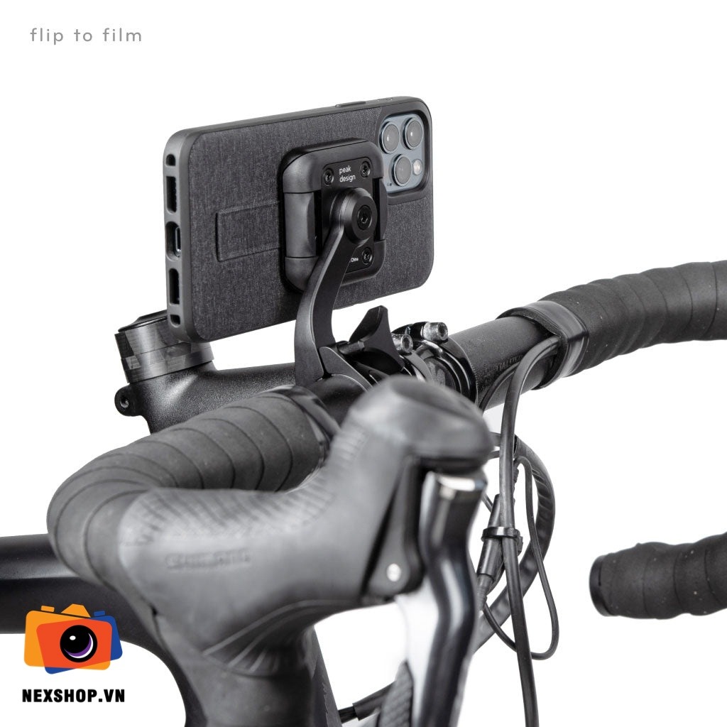 Ngàm gắn điện thoại Peak Design Out Front Bike Mount | Màu đen | Hàng chính hãng bảo hành trọn đời