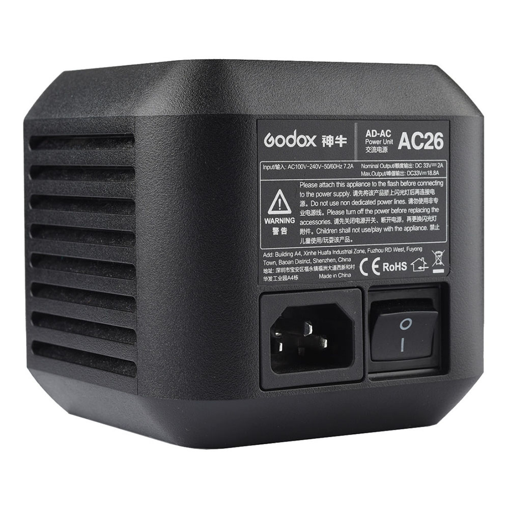 Nguồn Godox AC-AD adapter cho AD600pro - AC26