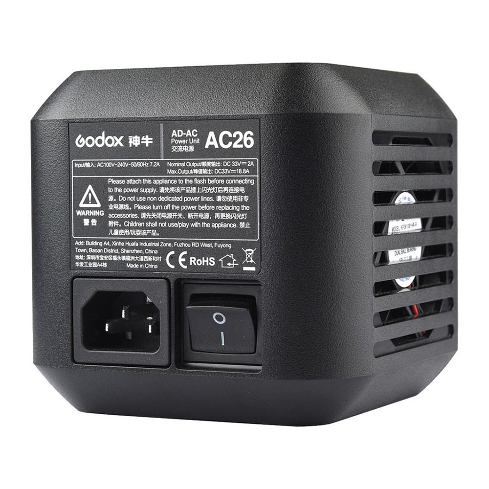 Nguồn Godox AC-AD adapter cho AD600pro - AC26