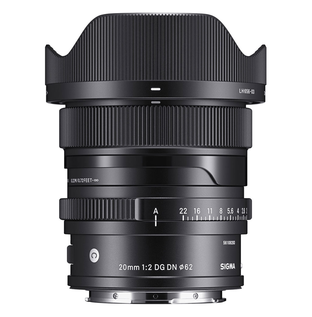 ỐNG KÍNH SIGMA 20MM F2 DG DN (C) | Ngàm FE | Chính hãng
